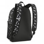 Plecak PUMA Phase z nadrukiem na całej powierzchni 22 l PUMA Black Logo Aop