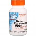 Doctor\'s Best Trans-Resveratrol with ResVinol-25 100mg - 60 vcaps