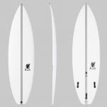 Deska surfingowa Olaian Shortboard 900 Perf 5\'11 27 l bez stateczników