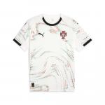 Męska koszulka wyjazdowa Portugalia 2025 PUMA White Black