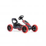 Gokart z regulowanym siedzeniem, piankowymi oponami, soundboxem Reppy Rebel BERG