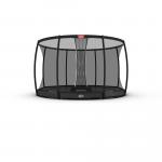 Trampolina okrągła wkopywana w ziemię z siatką bezpieczeństwa deluxe BERG Elite