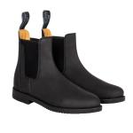 Buty jodhpur z nubuku z bocznymi elastycznymi paskami