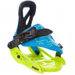 Wiązania snowboardowe Raven s160 Junior Blue/Lime