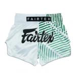 Spodenki Muay Thai Fairtex Racer BS1923 Białe/Zielone M