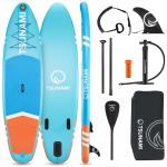 Deska SUP all-round stand up paddle pompowana do pływania TSUNAMI T02 320 cm