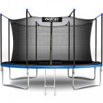 Trampolina ogrodowa z siatką wewnętrzną Neo-Sport 374cm 12ft