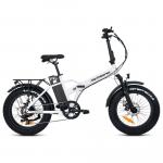 Rower elektryczny składany 20″ gruby, stalowy, amortyzowany
