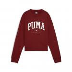 Damska bluza z okrągłym dekoltem PUMA SQUAD o pełnej długości PUMA Intense Red