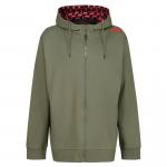 Bluza Męska Wędkarska Na Zamek Khaki Jrc Zipped Hoodie Khaki