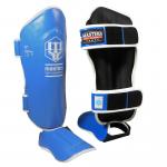 Ochraniacze piszczeli i stopy ze skóry naturalnej MASTERS FIGHT EQUIPMENT z Wako