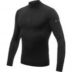 Męska koszulka Baselayer Merino Outdoor z długim rękawem i zamkiem błyskawicznym