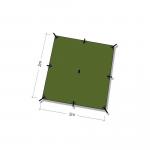 Outdoorowy DD Hammocks Tarp 2x2 - Olive Green