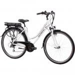 Rower elektryczny trekkingowy damski E- Ride 28, alu rama, amortyzowany widelec