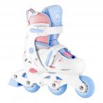 Rolki dziecięce z funkcją wrotki NJ1190 Three Steps Nils Fun