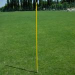 Słupki do wbicia w ziemię Aktivsport 160 cm, żółte.
