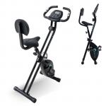 Składany rower treningowy, X-Bike, 8 poziomów oporu, kompaktowy i cichy