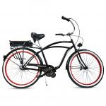 Rower elektryczny e-bike beach cruiser miejski męski Dracula 26