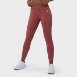 Kobieta Fitness Legginsy sportowe ze średnim stanem Success SIROKO Ceglany