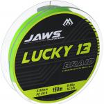 Plecionka Linka Mocna Mikado Jaws Lucky 13 Fluo Zielona 0.14 Mm 150 M