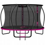 Trampolina ogrodowa dla dzieci z siatką THUNDER INSIDE-ULTRA 14ft 427cm Pink