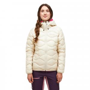Kurtka Peak Performance puchowa damska Helium Down Hood Jacket beżowa - L