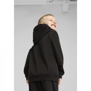 Dziecięca polarowa bluza z kapturem ESS z logo No. 1 PUMA Black