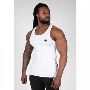 Tank top fitness męski Gorilla Wear Adams Stretch biały