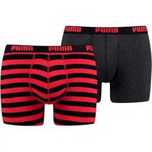 Bokserki treningowe męskie Puma Stripe 2 pack