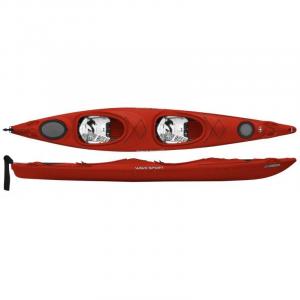 Kajak dwuosobowy wyprawowy do pływania Wave sport Horizon Core + Ster