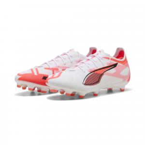 Buty piłkarskie ULTRA 5 PRO FG/AG PUMA White Black Glowing Red