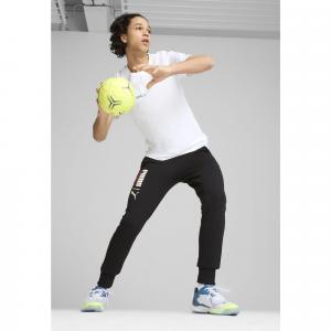 Buty do piłki ręcznej Vantage NITRO™ PUMA White Blue Horizon Fizzy Apple Yellow