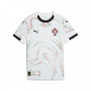 Młodzieżowa koszulka wyjazdowa Portugalia 2025 PUMA White Black