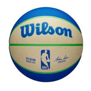 Piłka do koszykówki Wilson NBA Milwaukee Bucks Team City Icon - WZ4024217XB 7