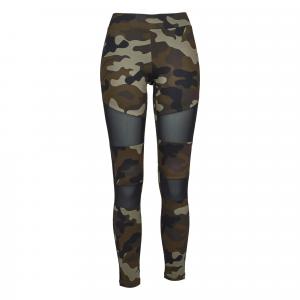 Damskie Legginsy Techniczne Camo Mesh