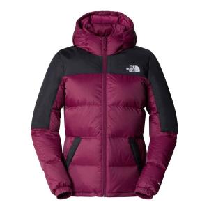 Kurtka turystyczna damska The North Face Diablo Down Hoodie puchowa bordowa