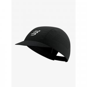 Czapka do biegania Compressport Pro Racing Cap - black