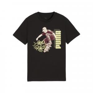 Młodzieżowa koszulka MID90s z grafiką PUMA Black