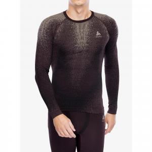 Bluza termoaktywna męska Odlo Performance Warm Blackcomb BL Top Crew Neck LS