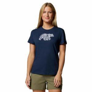Koszulka techniczna damska Columbia Ruby Springs Graphic Fit Short Sleeve