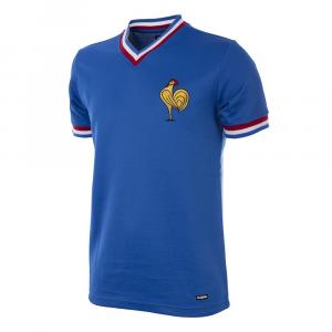 Koszulka piłkarska retro dla dorosłych Francja 1971 - Niebieska
