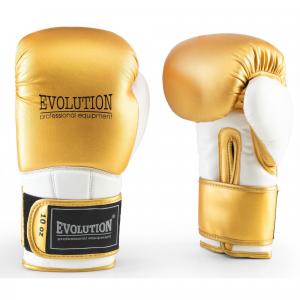 Rękawice bokserskie ze skóry syntetycznej Gold Shine Evolution 10 oz