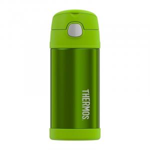 Termos dziecięcy Thermos ze słomką 355 ml limonkowy