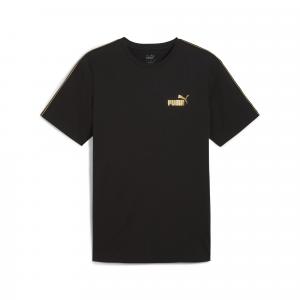 Męska koszulka ESS TAPE MINIMAL GOLD PUMA Black