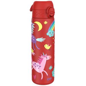 Butelka ION8 Single Wall I8SS600PRUNIC Unicorns (Red)