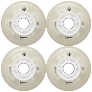 4 kółka do rolek fitness Luminous LED 84mm/85a świecące