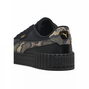 Damskie sneakersy Carina 3.0 Snake Chic PUMA Black Gold