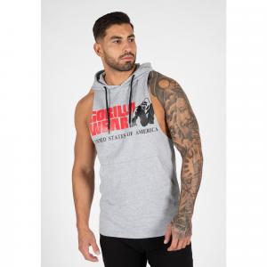 Tank Top fitness męski Gorilla Wear Rogers Hooded z kapturem