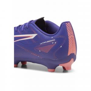 Buty piłkarskie ULTRA 5 PLAY FG/AG PUMA Lapis Lazuli White Sunset Glow Blue Pink