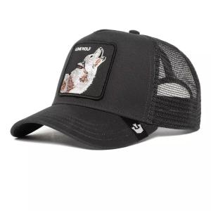 Czapka z daszkiem Goorin Bros. Lone Wolf Trucker 101-0389-BLK